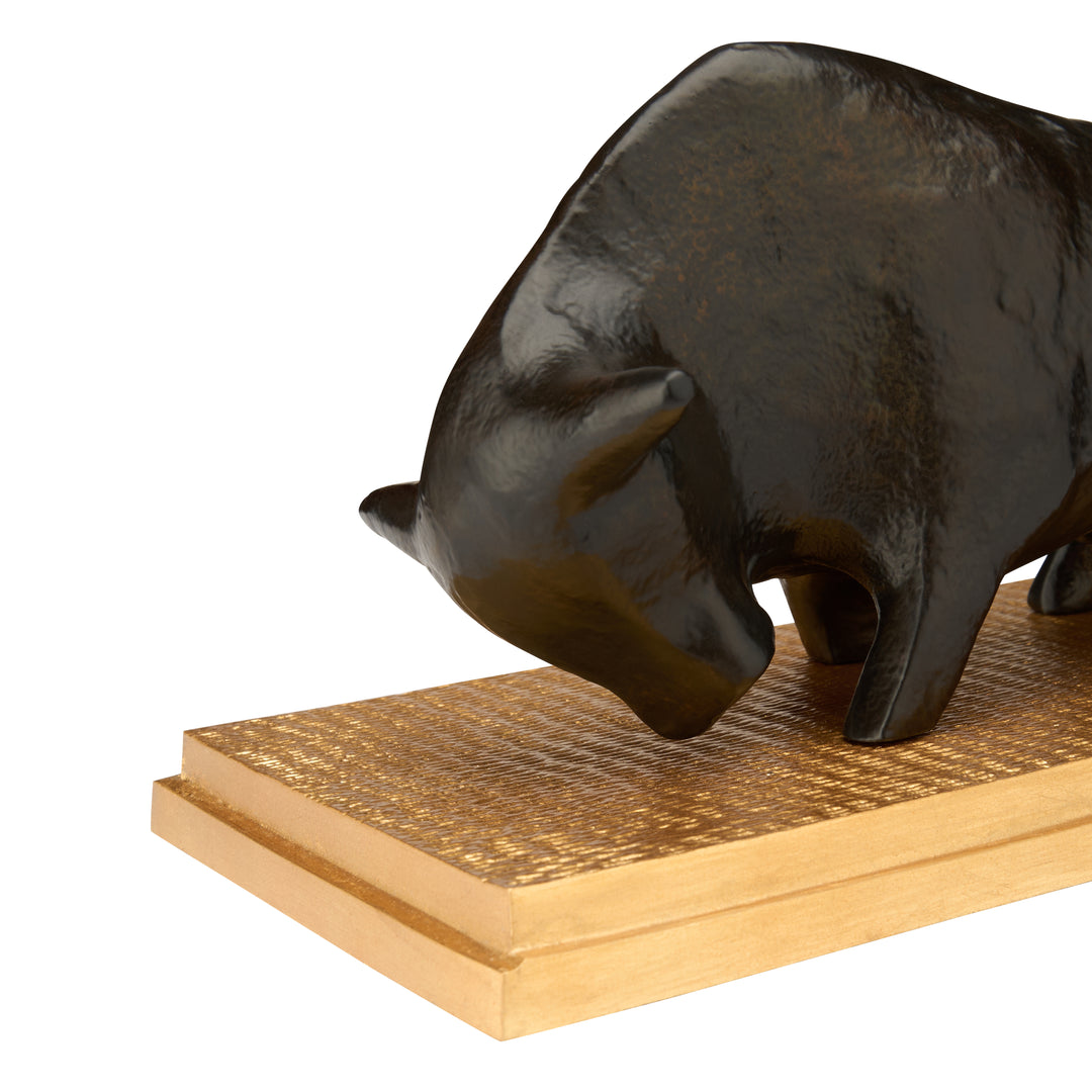 Running Bull Sculpture - W10254