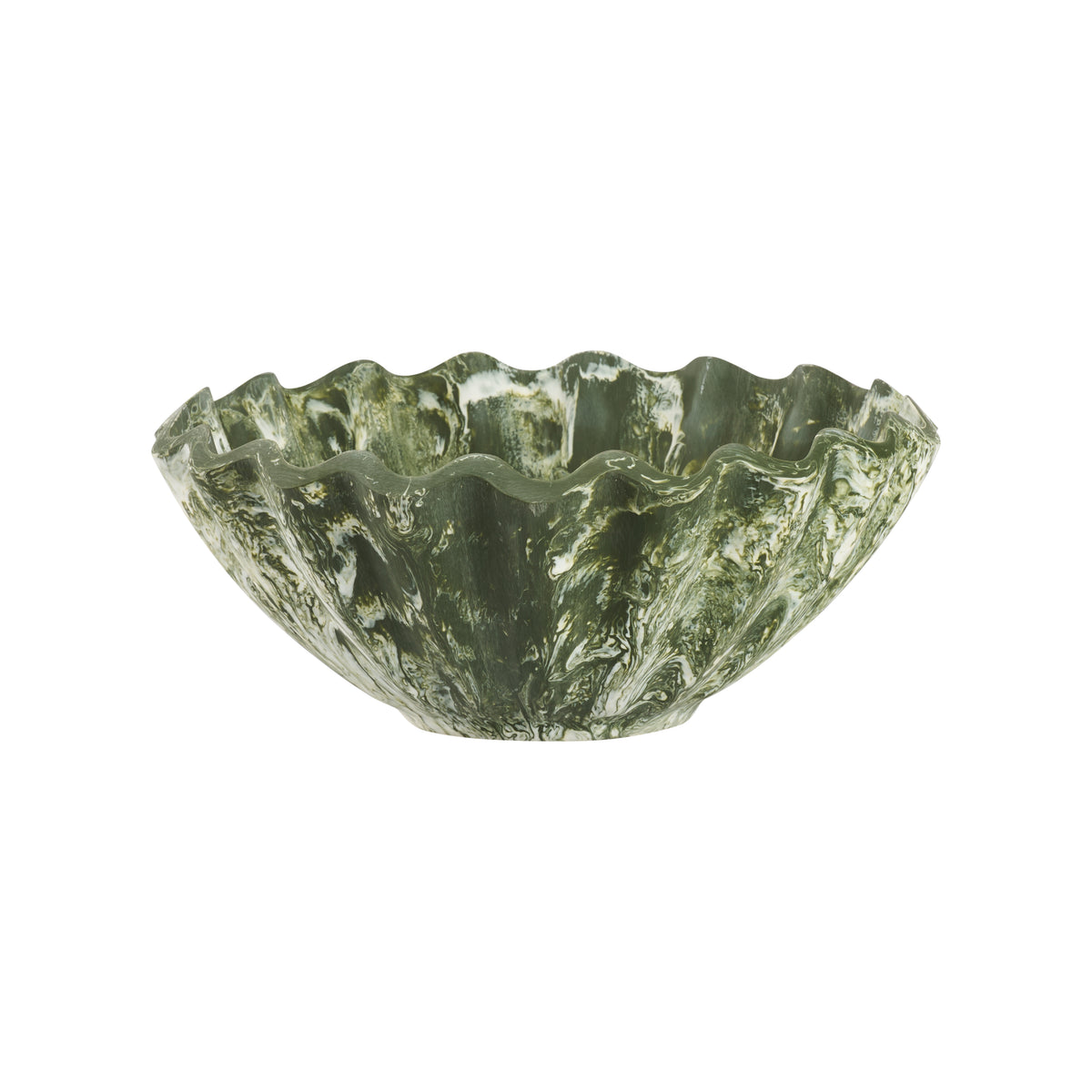 Dark Green Swirl