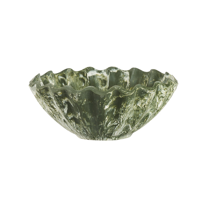 Dark Green Swirl