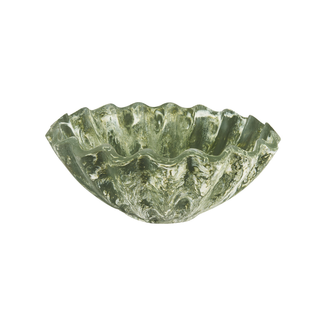 Dark Green Swirl