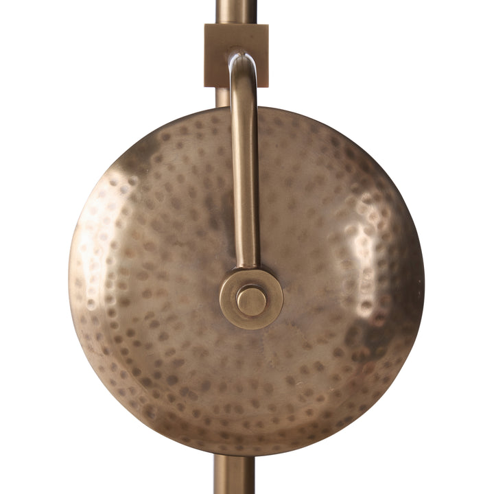 Darby Table Lamp w/ Hammered Shade - W10446
