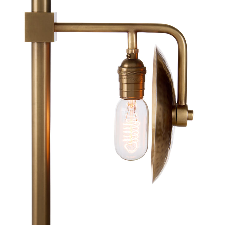 Darby Table Lamp w/ Hammered Shade - W10446