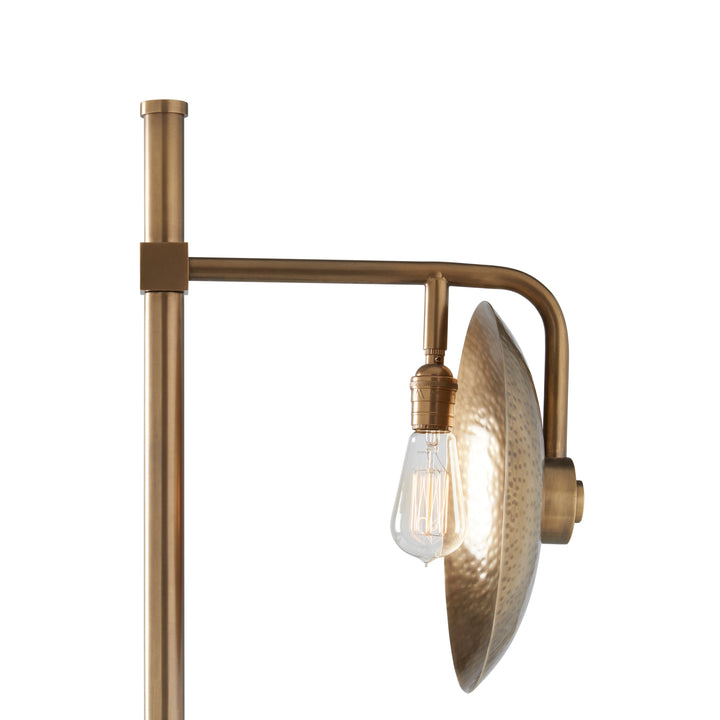 Darby Floor Lamp w/ Hammered Shade - W10447