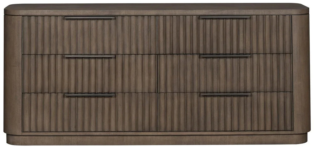 American Home Furniture Vanguard Furniture Grandhaven Fluted Front Dresser