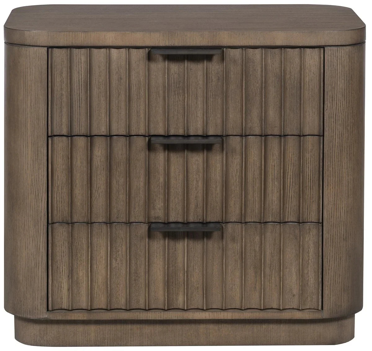 American Home Furniture Vanguard Furniture Grandhaven Fluted Front Nightstand Medium