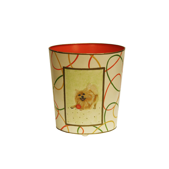 Pomeranian Wastebasket - WBPOMERANIAN