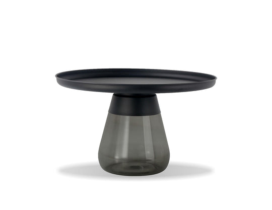 Black Aluminum/Smoke Glass