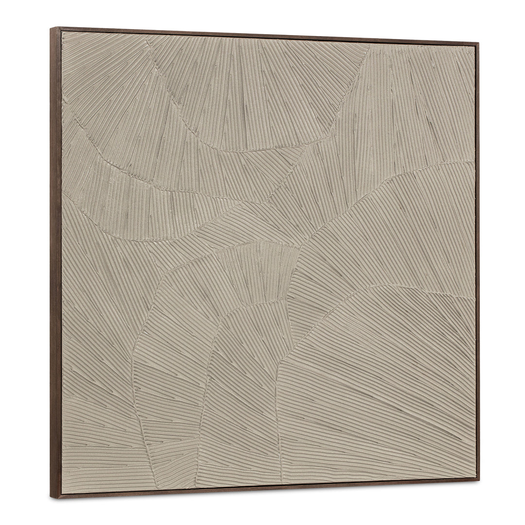 Moe's Home Collection - Flutter Framed Painting Cool Beige - WP-1306-37 | American Home Furniture