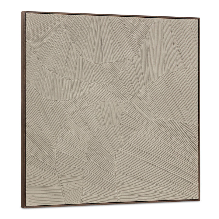 Moe's Home Collection - Flutter Framed Painting Cool Beige - WP-1306-37 | American Home Furniture