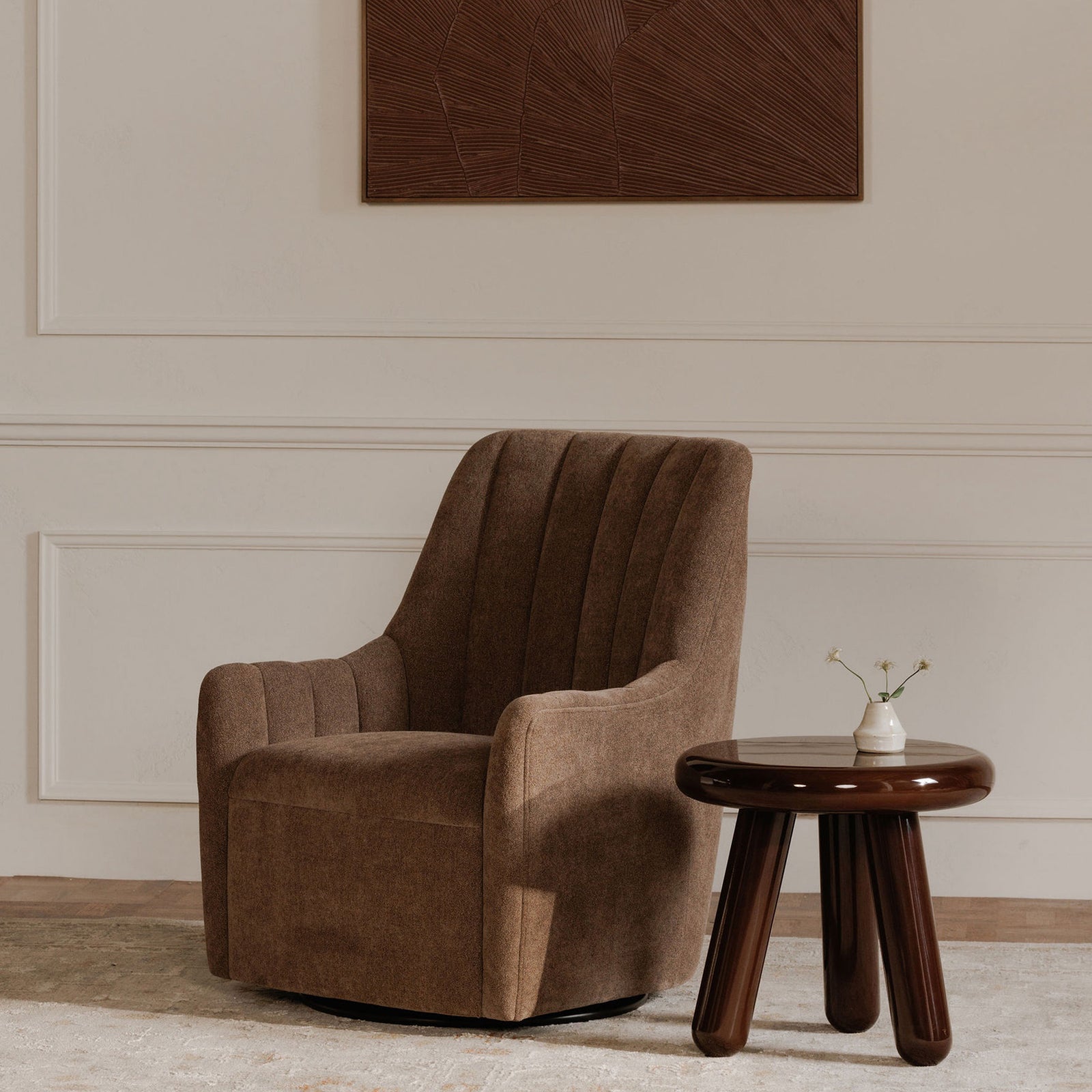 Moe's Home Collection - Flutter Framed Painting Maroon - WP-1307-37 | American Home Furniture