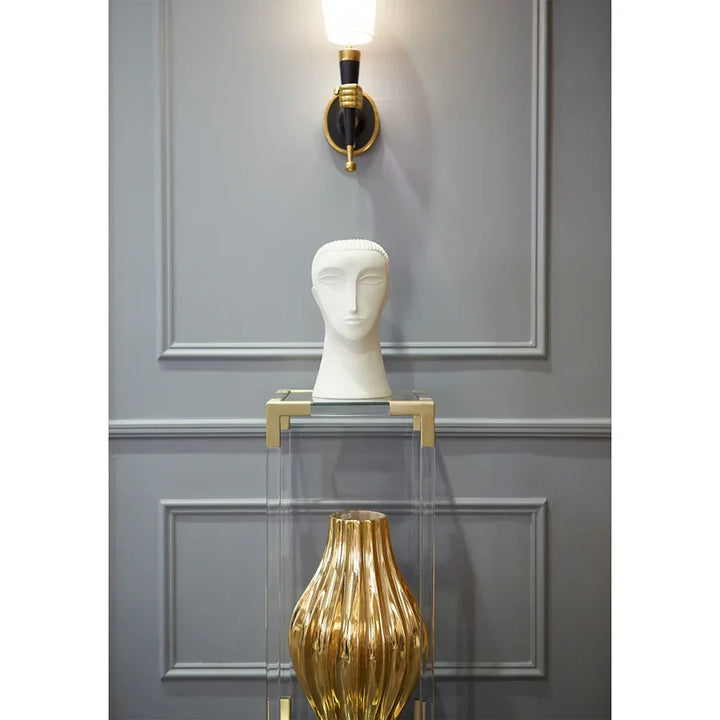 Brass Hand Sconce