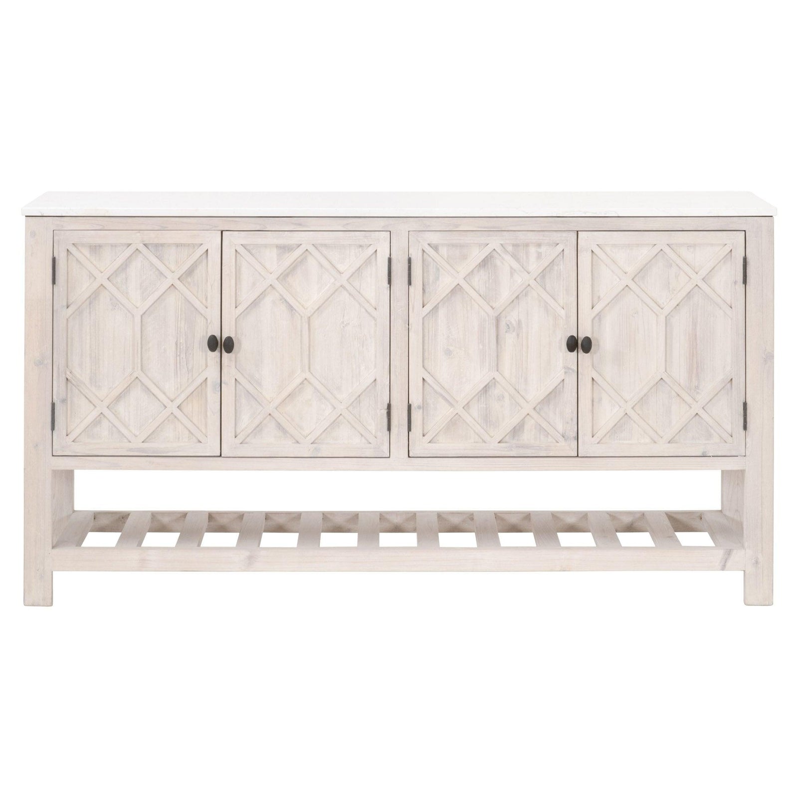 Essentials For Living - Willow Media Sideboard - 8018.WW-PNE/WHTQ | American Home Furniture