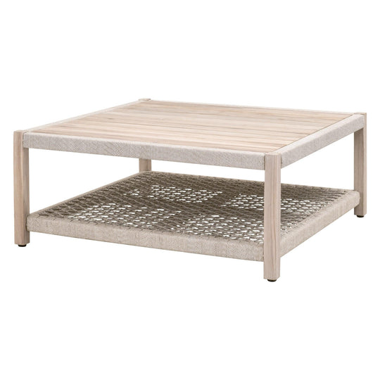 Essentials For Living - Wrap Outdoor Square Coffee Table - 6870SQ.WTA/GT | American Home Furniture