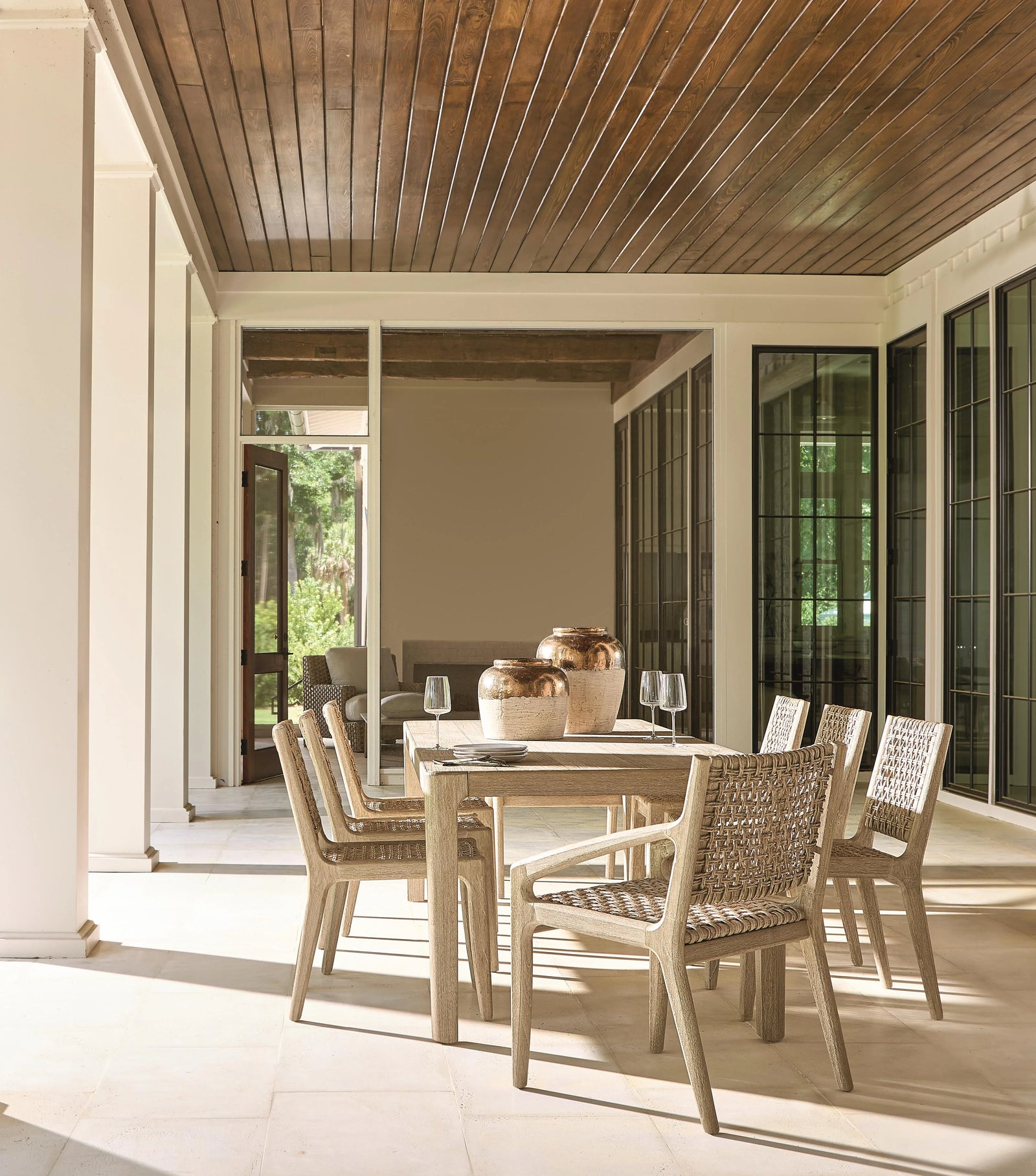 Bernhardt - Edenton Outdoor Dining Table (79") - X09222 | American Home Furniture