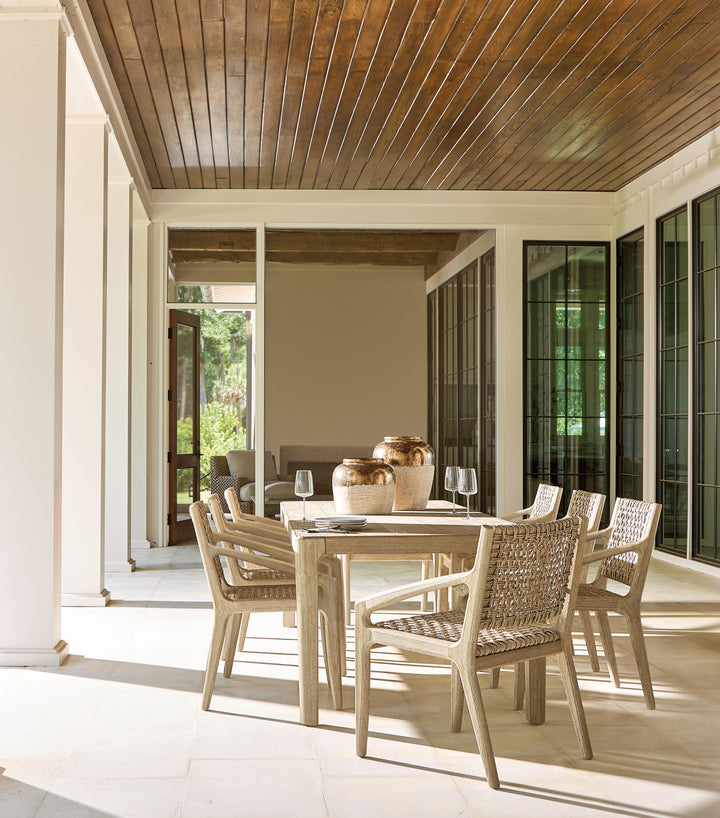 American Home Furniture Bernhardt Edenton Outdoor Dining Table (108")