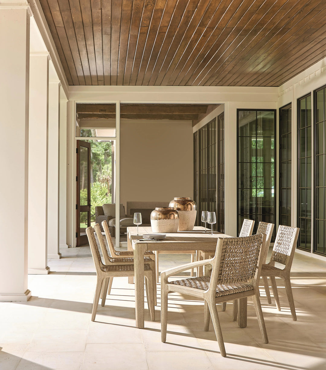 American Home Furniture Bernhardt Atlas Outdoor Side Chair - Set of 2