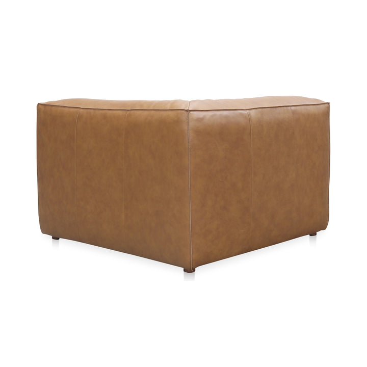 Moe's Home Collection - Form Corner Chair Sonoran Tan Leather - XQ-1001-40 | American Home Furniture