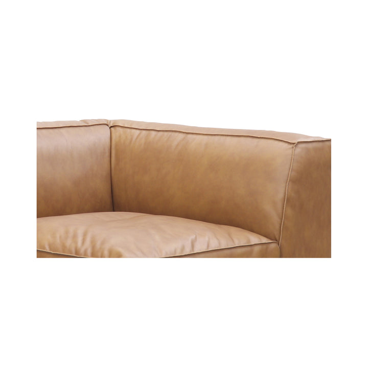 Moe's Home Collection - Form Corner Chair Sonoran Tan Leather - XQ-1001-40 | American Home Furniture