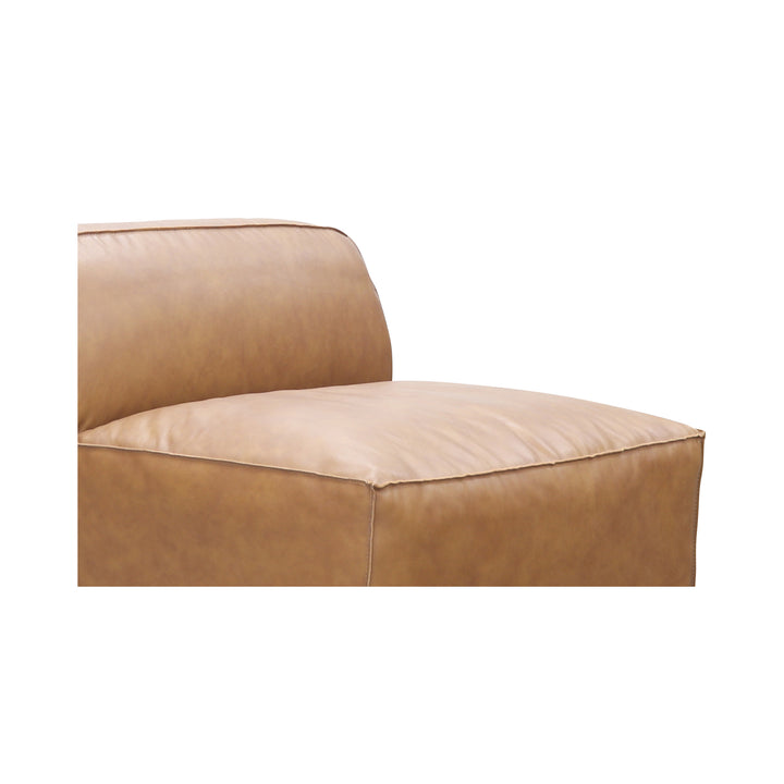 Moe's Home Collection - Form Slipper Chair Sonoran Tan Leather - XQ-1002-40 | American Home Furniture