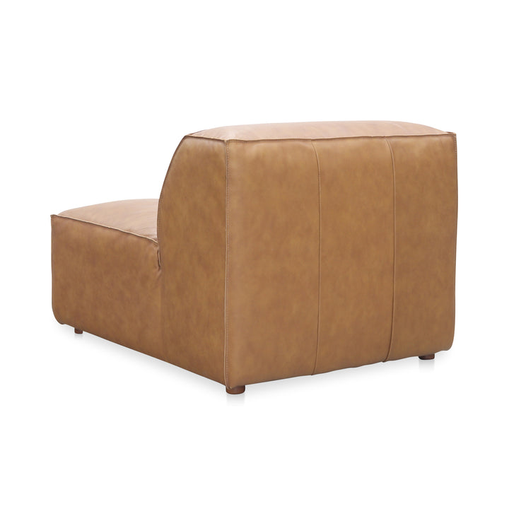 Moe's Home Collection - Form Slipper Chair Sonoran Tan Leather - XQ-1002-40 | American Home Furniture