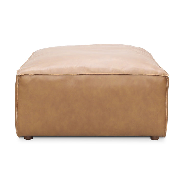 Moe's Home Collection - Form Ottoman Sonoran Tan Leather - XQ-1003-40 | American Home Furniture