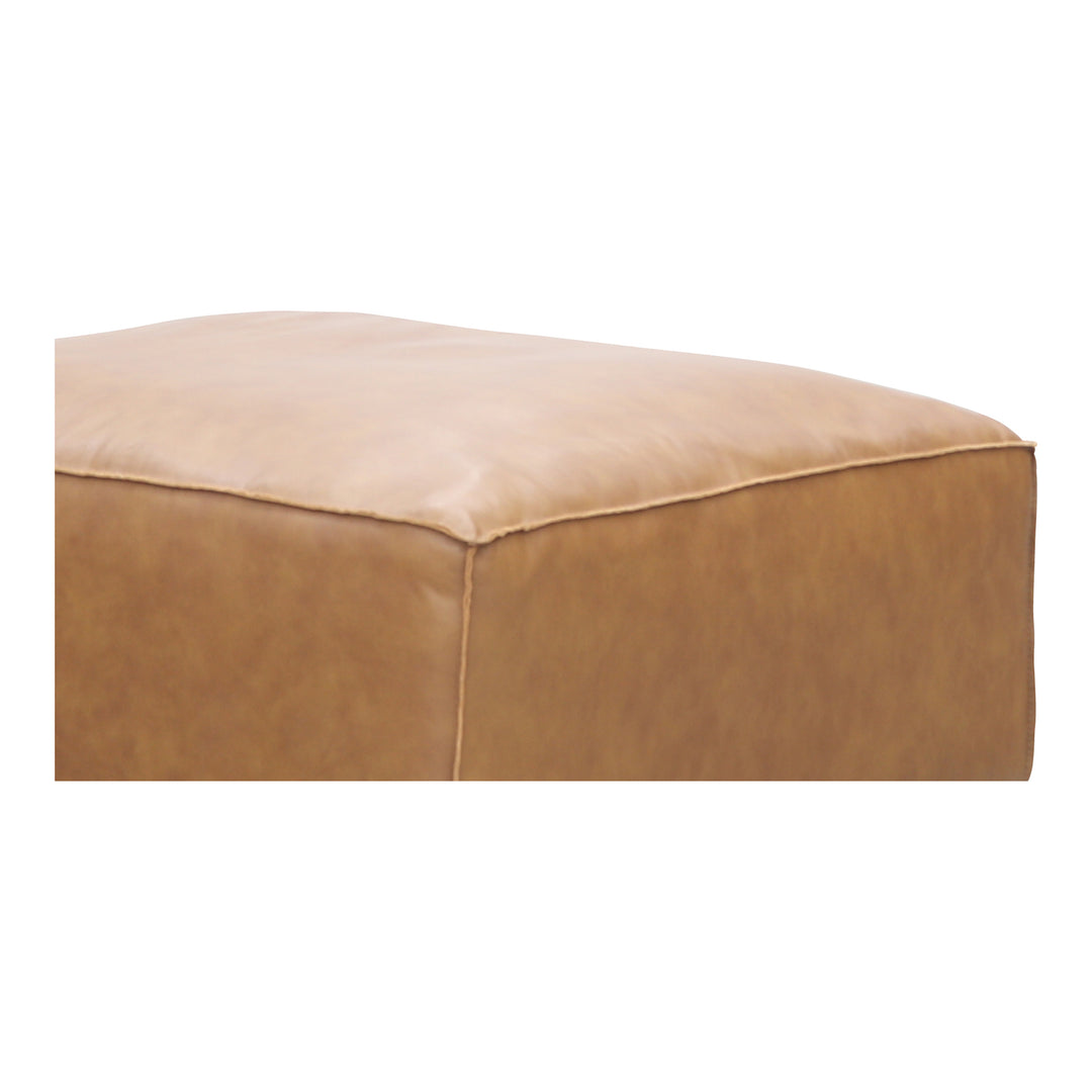 Moe's Home Collection - Form Ottoman Sonoran Tan Leather - XQ-1003-40 | American Home Furniture