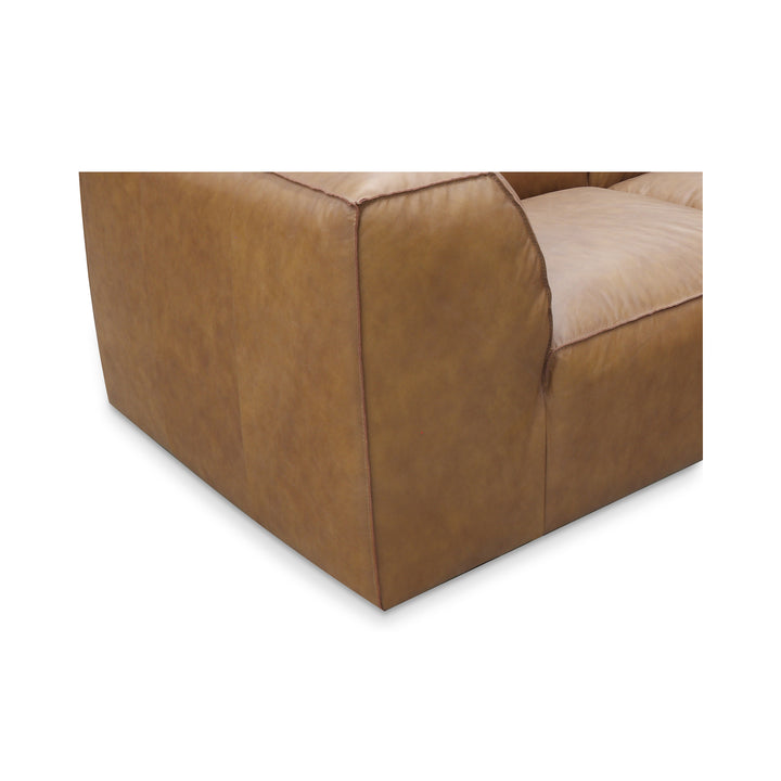 Moe's Home Collection - Form Classic L Modular Sectional Sonoran Tan Leather - XQ-1007-40 | American Home Furniture