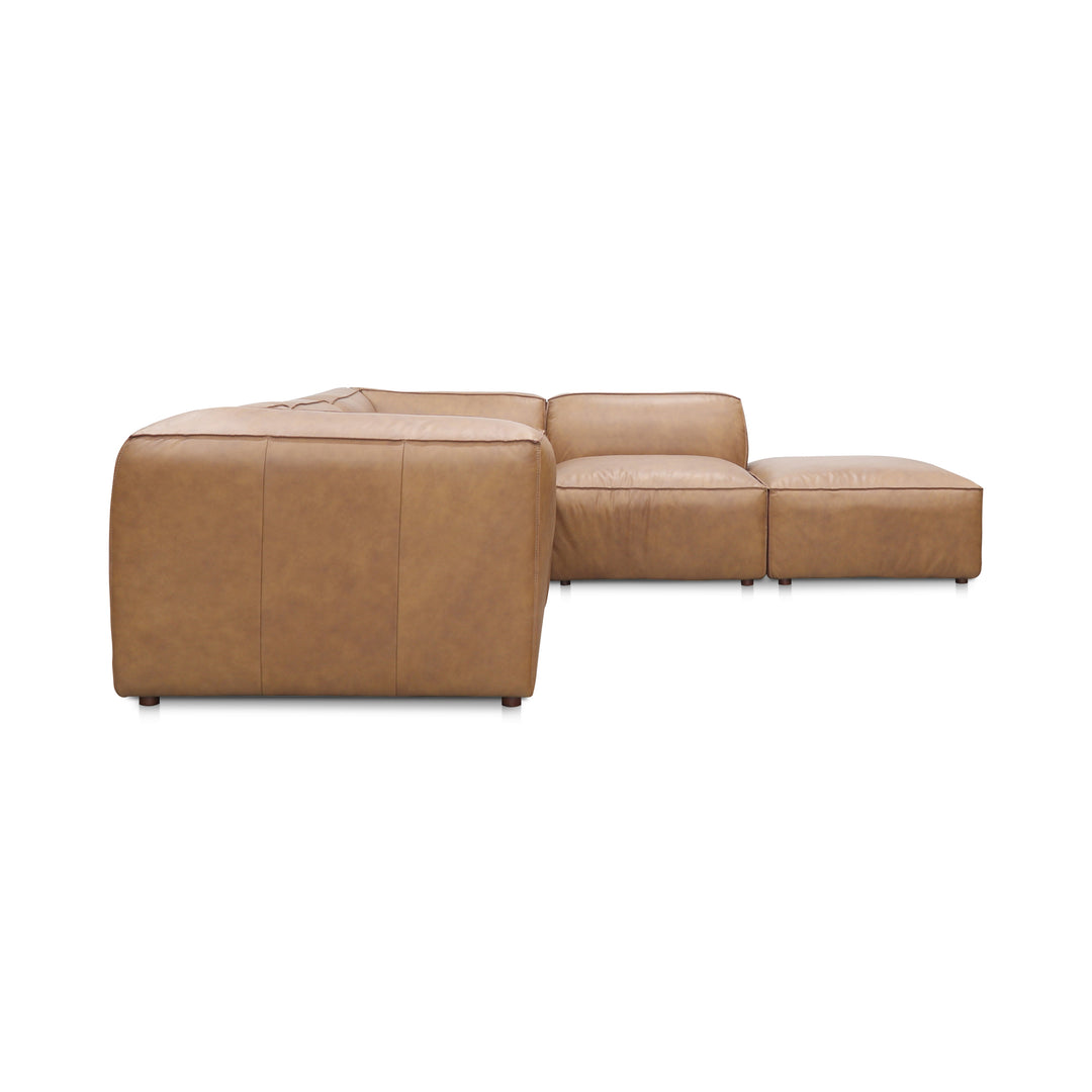 Moe's Home Collection - Form Dream Modular Sectional Sonoran Tan Leather - XQ-1008-40 | American Home Furniture