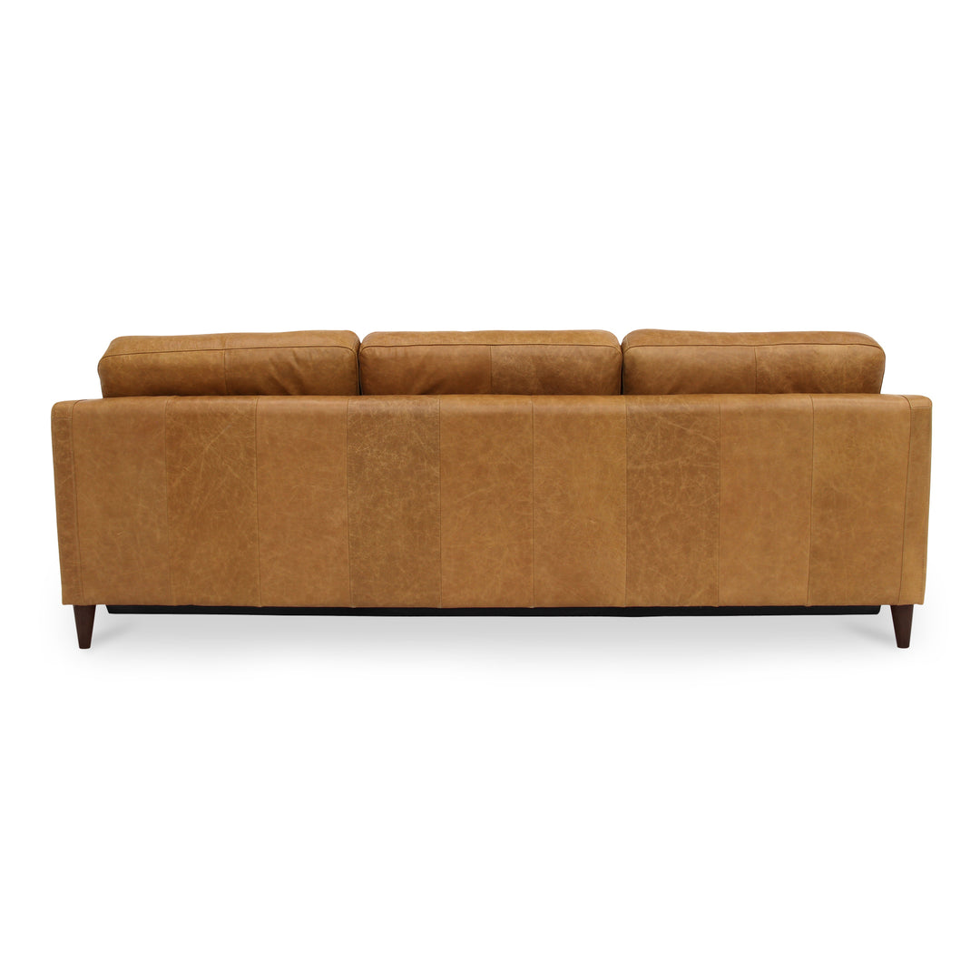 Moe's Home Collection - Bridgers Power Recliner Sofa Tan Leather - XQ-1011-40 | American Home Furniture