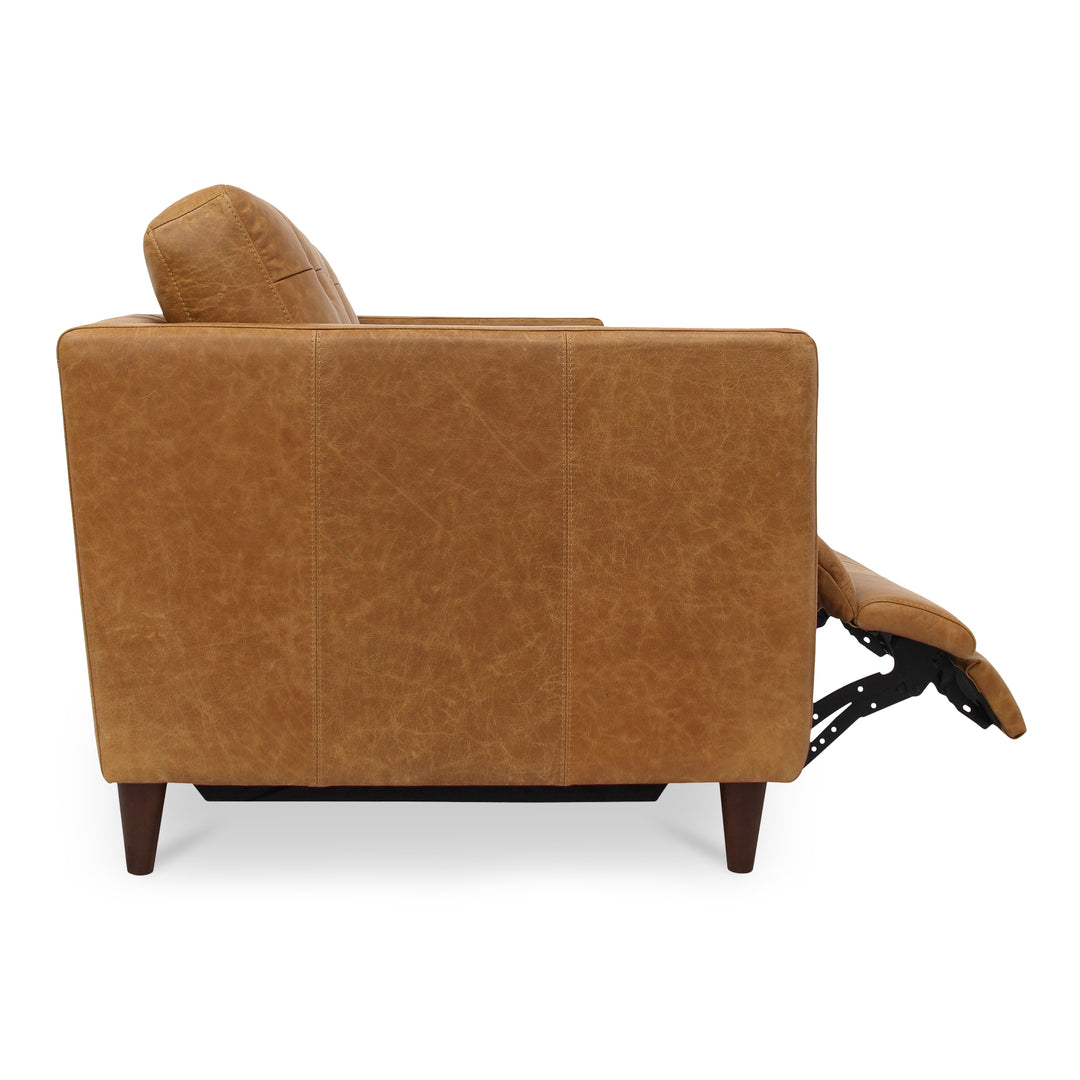 Moe's Home Collection - Bridgers Power Recliner Sofa Tan Leather - XQ-1011-40 | American Home Furniture