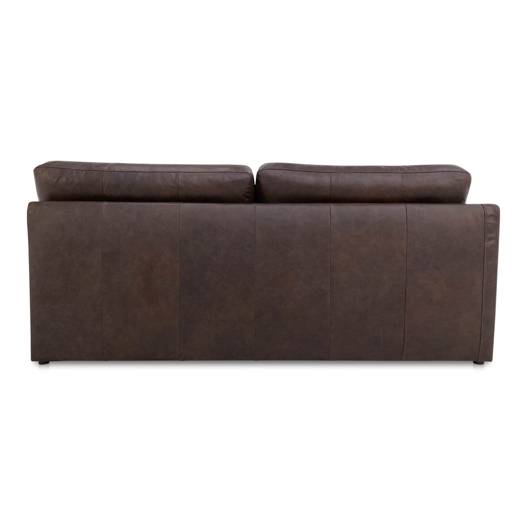 Moe's Home Collection - Thurlow Left Arm Facing Sofa Espresso Brown Leather - XQ-1016-20 | American Home Furniture