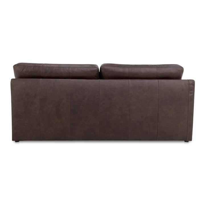 Moe's Home Collection - Thurlow Left Arm Facing Sofa Espresso Brown Leather - XQ-1016-20 | American Home Furniture
