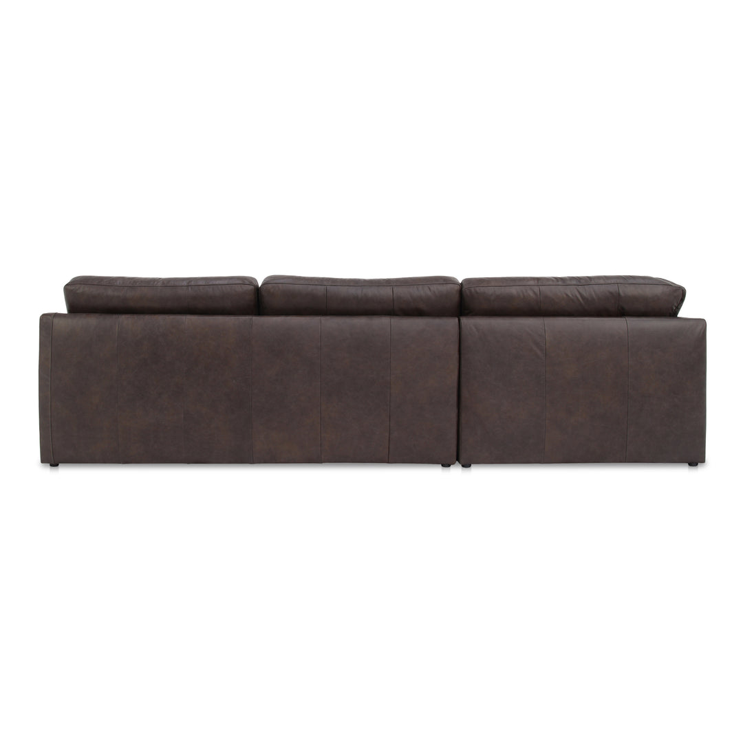 Moe's Home Collection - Thurlow Corner Modular Sectional Espresso Brown Leather - XQ-1020-20 | American Home Furniture