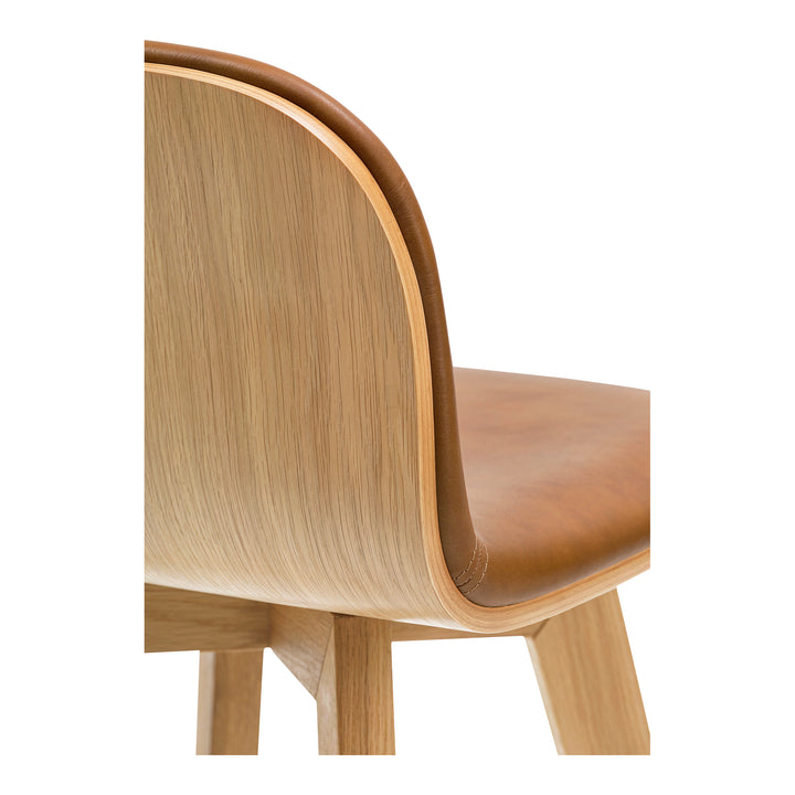 Moe's Home Collection - Napoli Leather Counter Stool Tan - YC-1020-40 | American Home Furniture