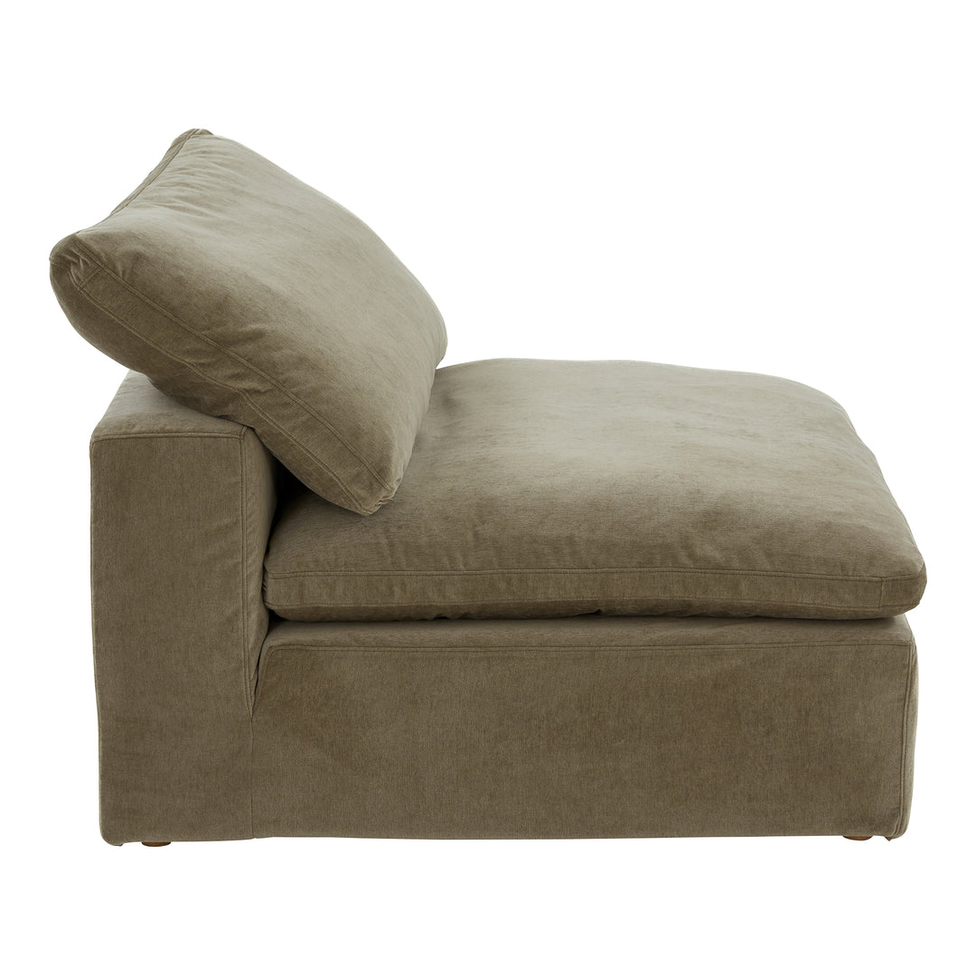 Moe's Home Collection - Clay Slipper Chair Performance Fabric Desert Sage - YJ-1001-16 | American Home Furniture