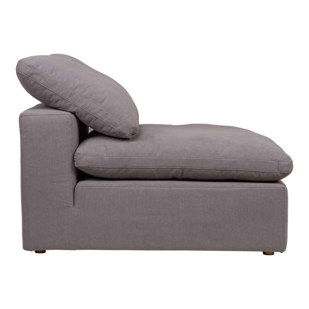 Moe's Home Collection - Clay Slipper Chair Performance Fabric Light Grey - YJ-1001-29 | American Home Furniture