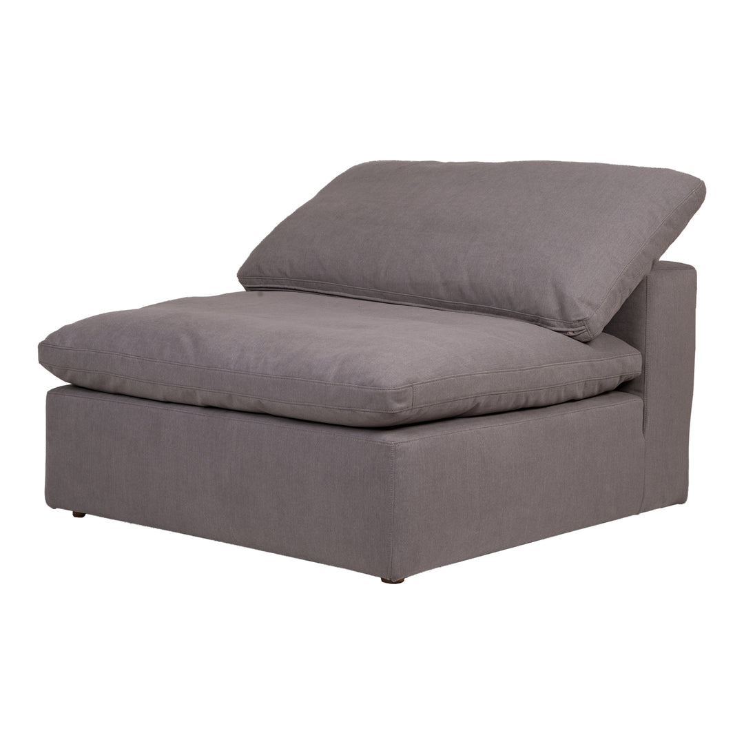 Moe's Home Collection - Clay Slipper Chair Performance Fabric Light Grey - YJ-1001-29 | American Home Furniture