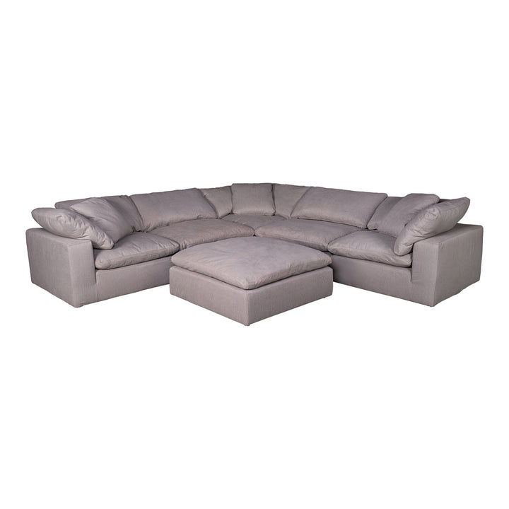 Moe's Home Collection - Clay Slipper Chair Performance Fabric Light Grey - YJ-1001-29 | American Home Furniture