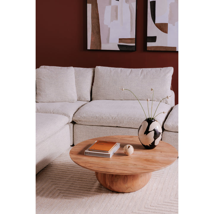 Moe's Home Collection - Clay Slipper Chair Performance Fabric Coastside Sand - YJ-1001-49 | American Home Furniture