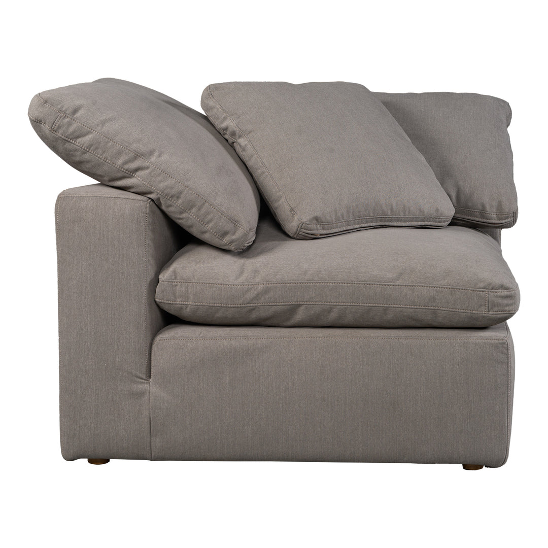 Moe's Home Collection - Terra Condo Corner Chair Performance Fabric Light Grey - YJ-1012-29 | American Home Furniture