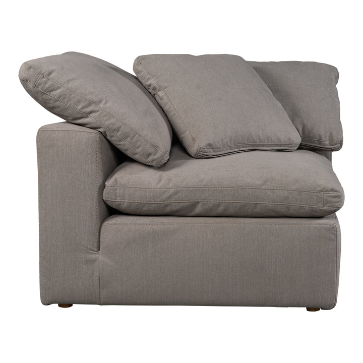 Moe's Home Collection - Terra Condo Corner Chair Performance Fabric Light Grey - YJ-1012-29 | American Home Furniture
