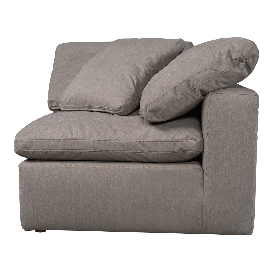 Moe's Home Collection - Terra Condo Corner Chair Performance Fabric Light Grey - YJ-1012-29 | American Home Furniture