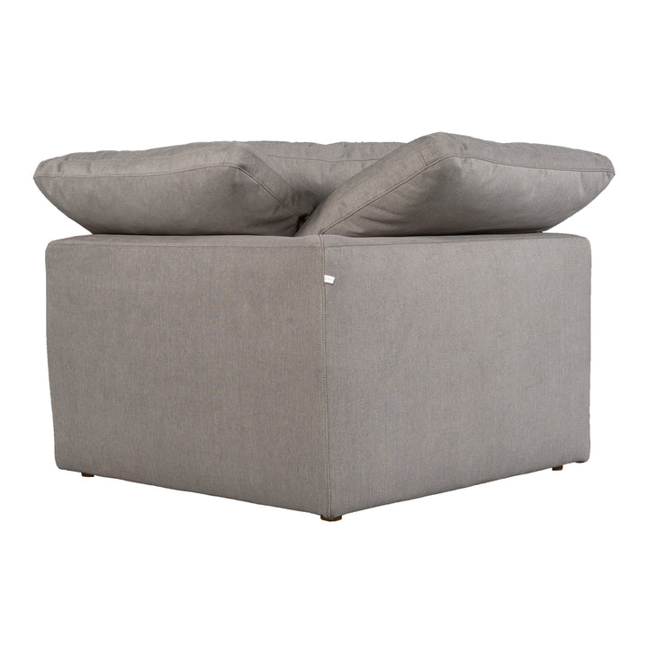 Moe's Home Collection - Terra Condo Corner Chair Performance Fabric Light Grey - YJ-1012-29 | American Home Furniture