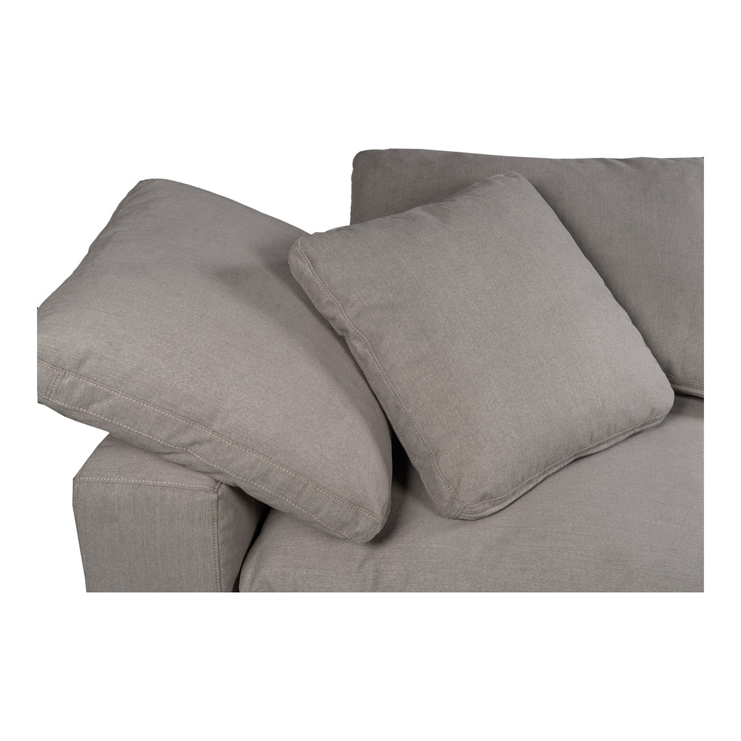 Moe's Home Collection - Terra Condo Corner Chair Performance Fabric Light Grey - YJ-1012-29 | American Home Furniture