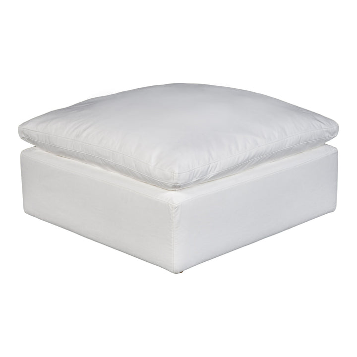 Terra Condo Ottoman Performance Fabric White