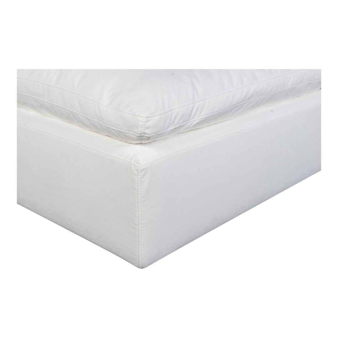 Terra Condo Ottoman Performance Fabric White