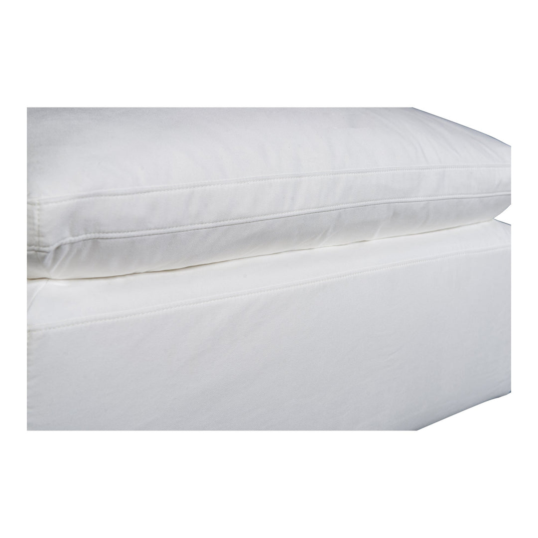 Terra Condo Ottoman Performance Fabric White