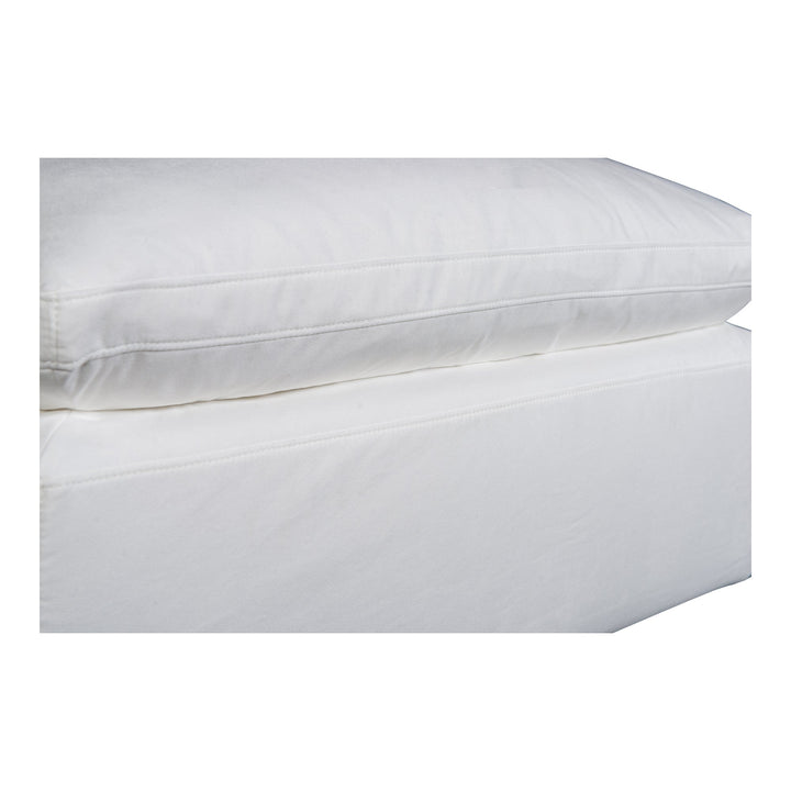 Terra Condo Ottoman Performance Fabric White