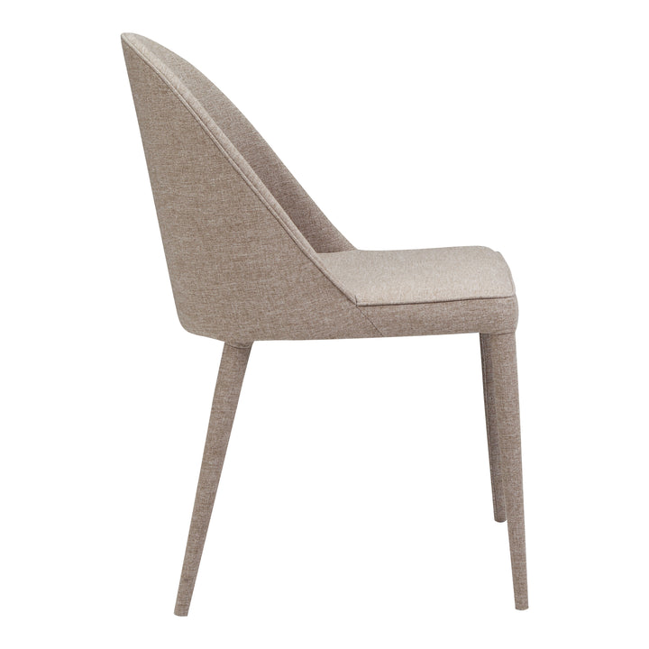 Moe's Home Collection - Burton Fabric Dining Chair Light Grey - Set of 2 - YM-1001-26 | American Home Furniture