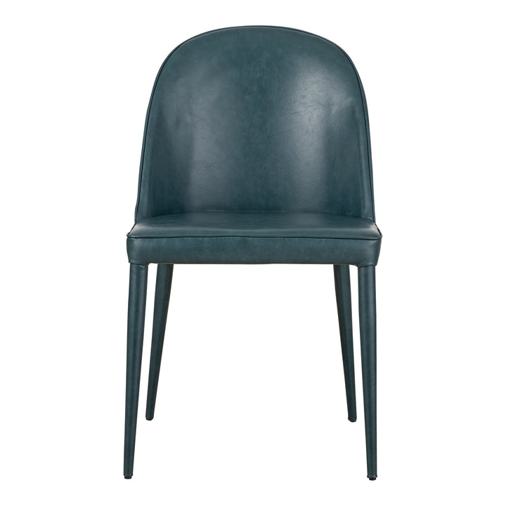 Burton Dining Chair Dark Teal Vegan Leather - Set of 2